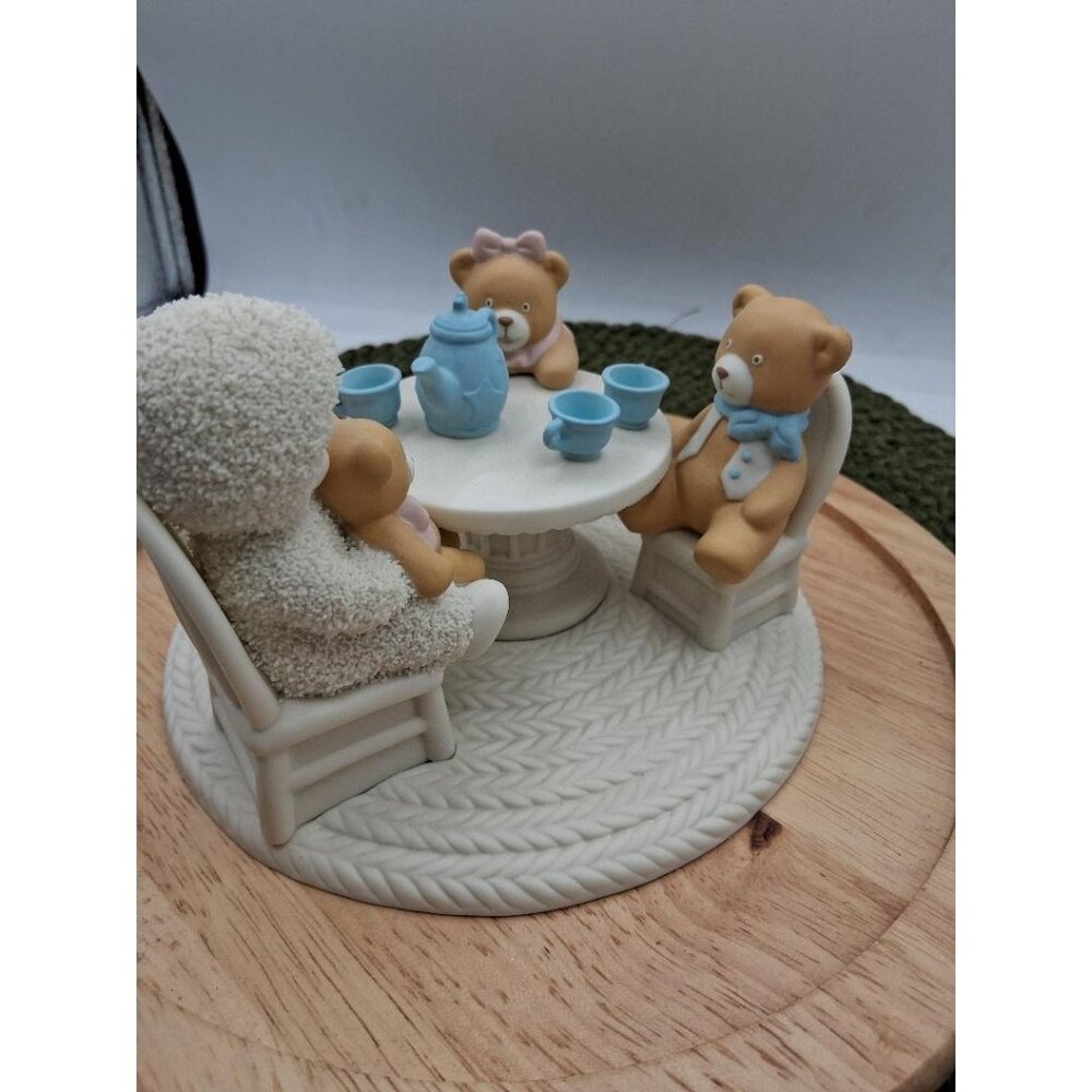 Snowbabies The Guest Collection "Teddy Bear Tea" Figurine By Department 56